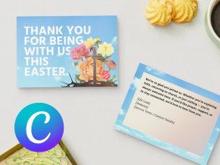 Easter 2026 Canva Enterprise resources &ndash; Thank you card